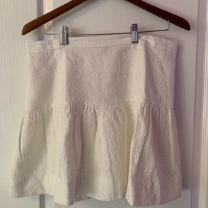 J.Crew White Skirt SIZE-8